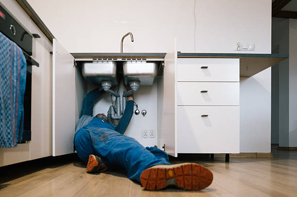 Professional Drain Cleaning technician working in Edwardsport, IN